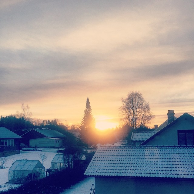 Sunrise in Östersund