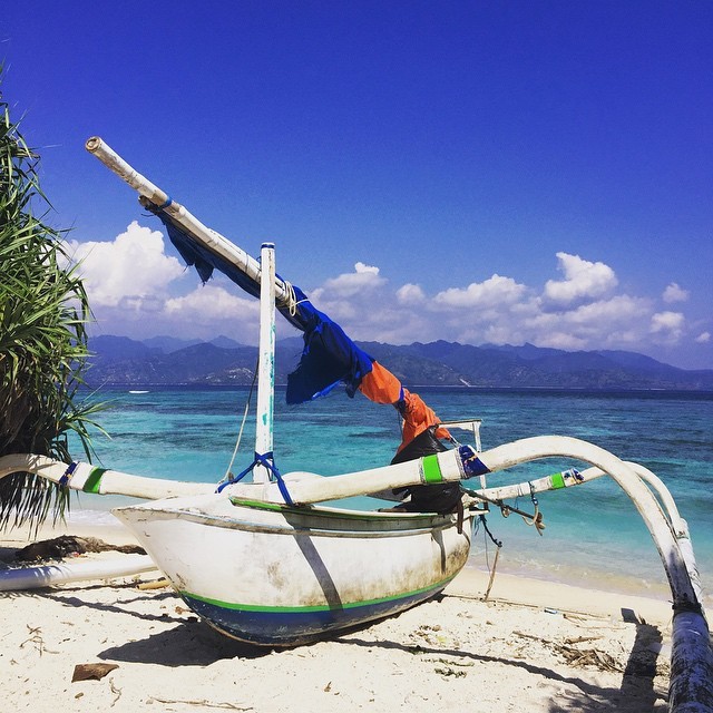 A boat on Gili T