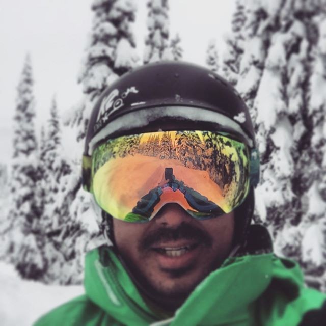 Snow selfie