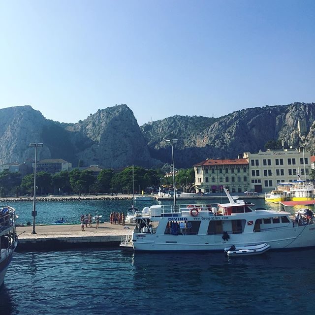 Amazing backdrop in the small town of Omis