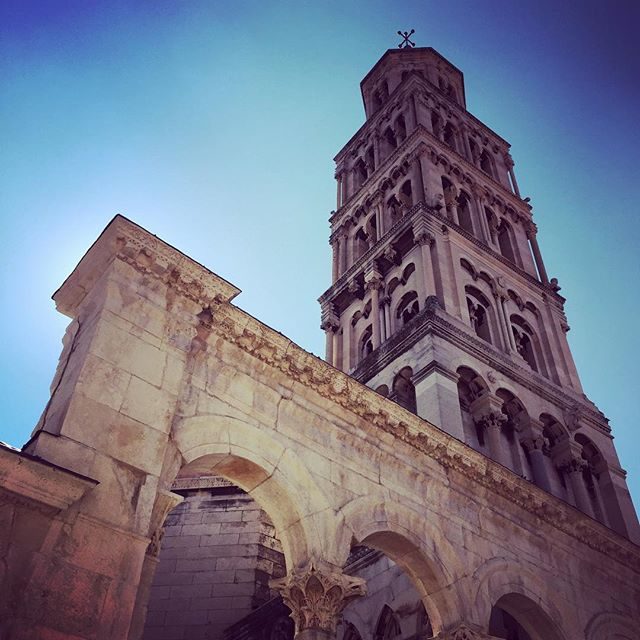 The bell tower in Split