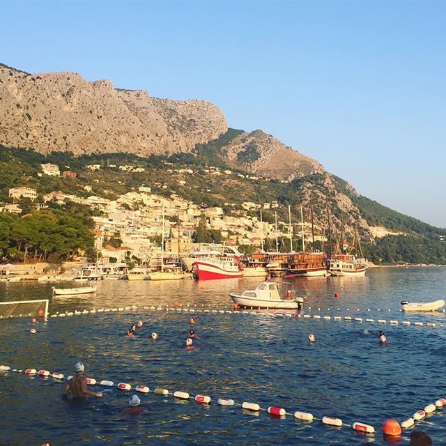 Local Water Polo game in Omis