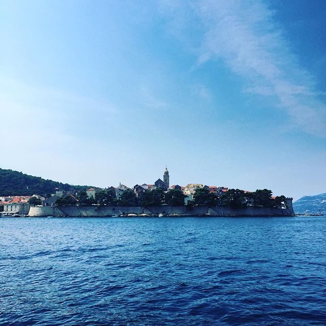 Korcula from the water