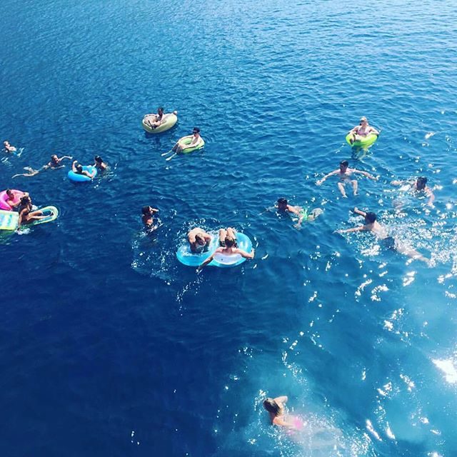 Swim stop on Sail Croatia