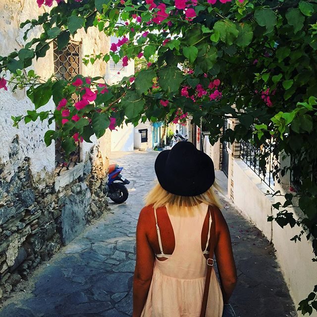 Walking the streets of Naxos