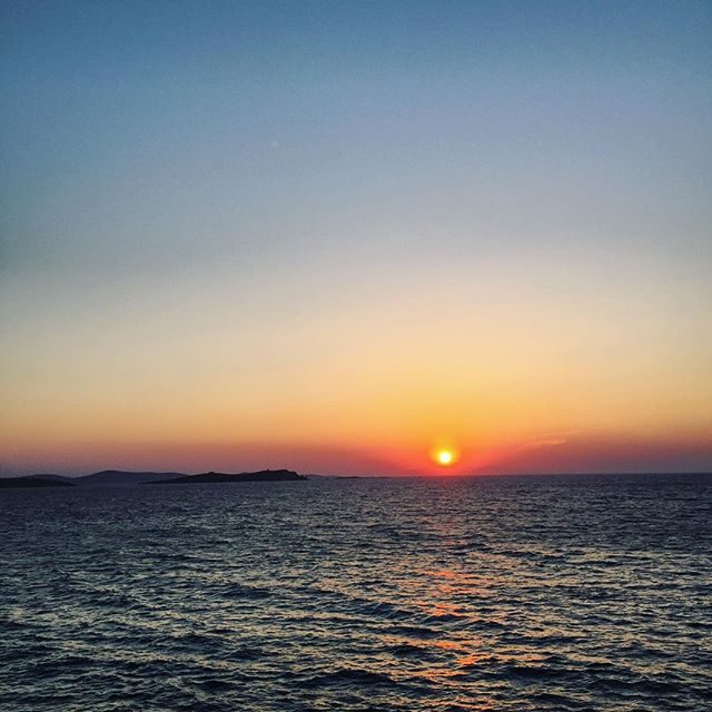 Sunset in Mykonos