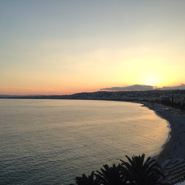 Sunset in Nice