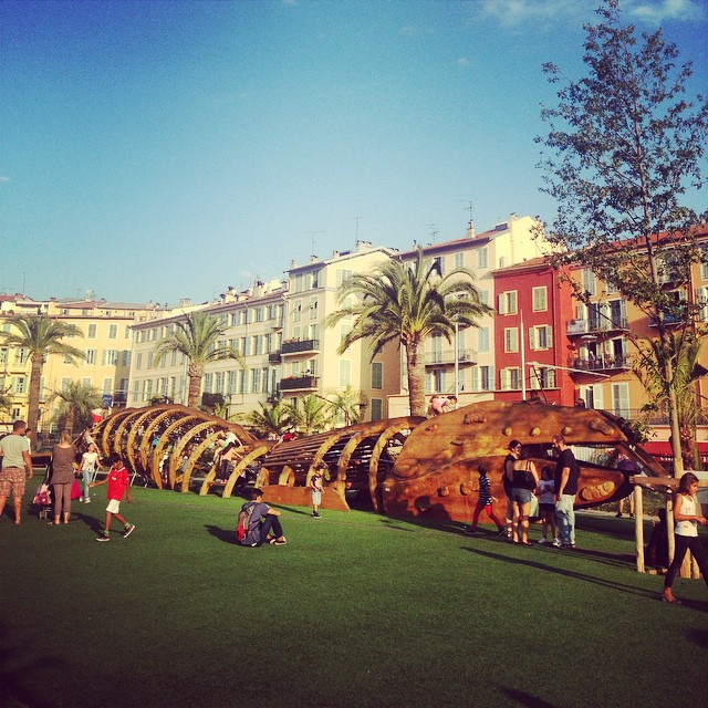 Cool park in the center of Nice