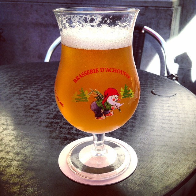 Stoked to find La Chouffe on tap!