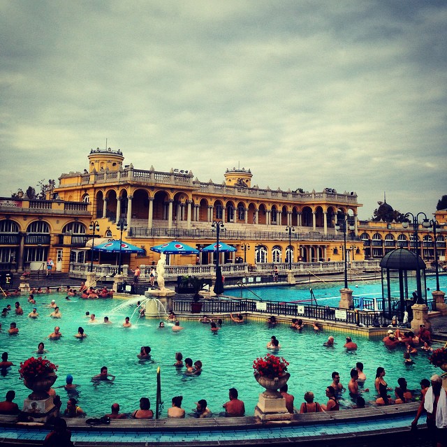 Took a dip in the thermal baths