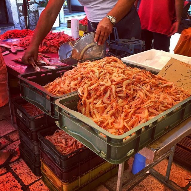 Fish market in Split