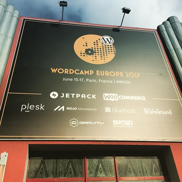 WordCamp Europe entrance