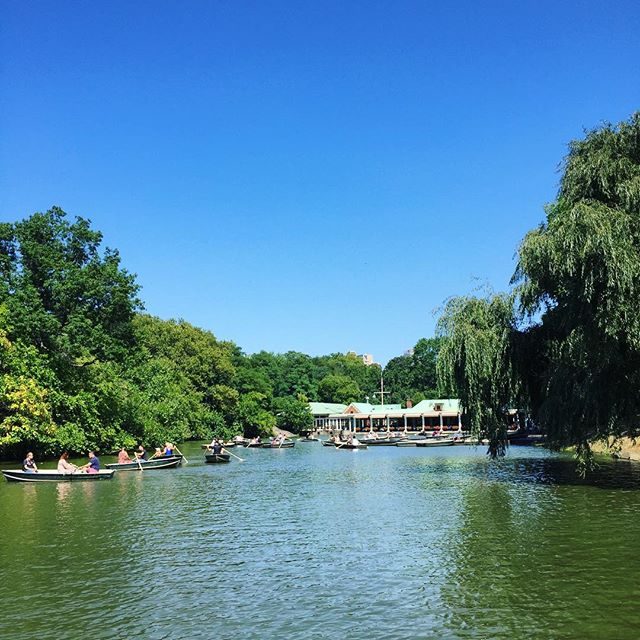 The boathouse in Central Park